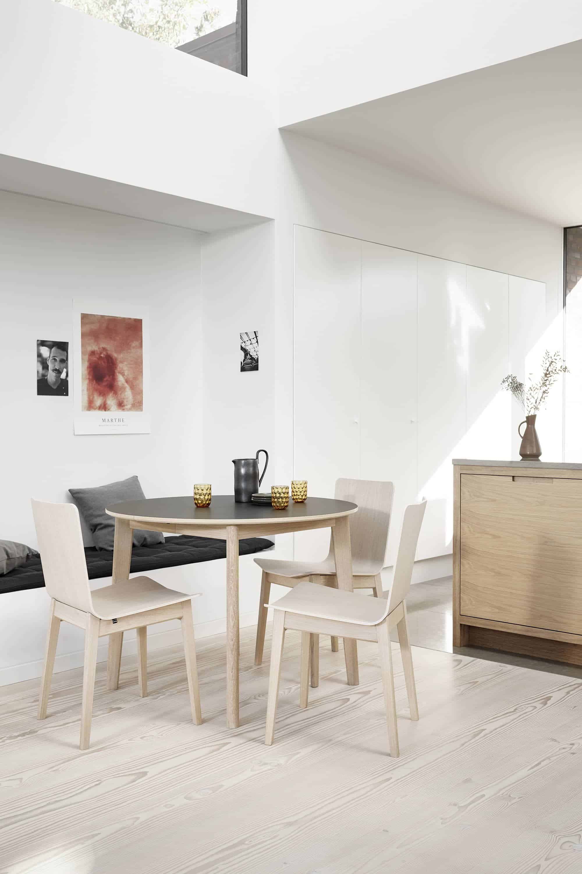 Esstisch rund klein gross ausziehbar - Farum rund 2