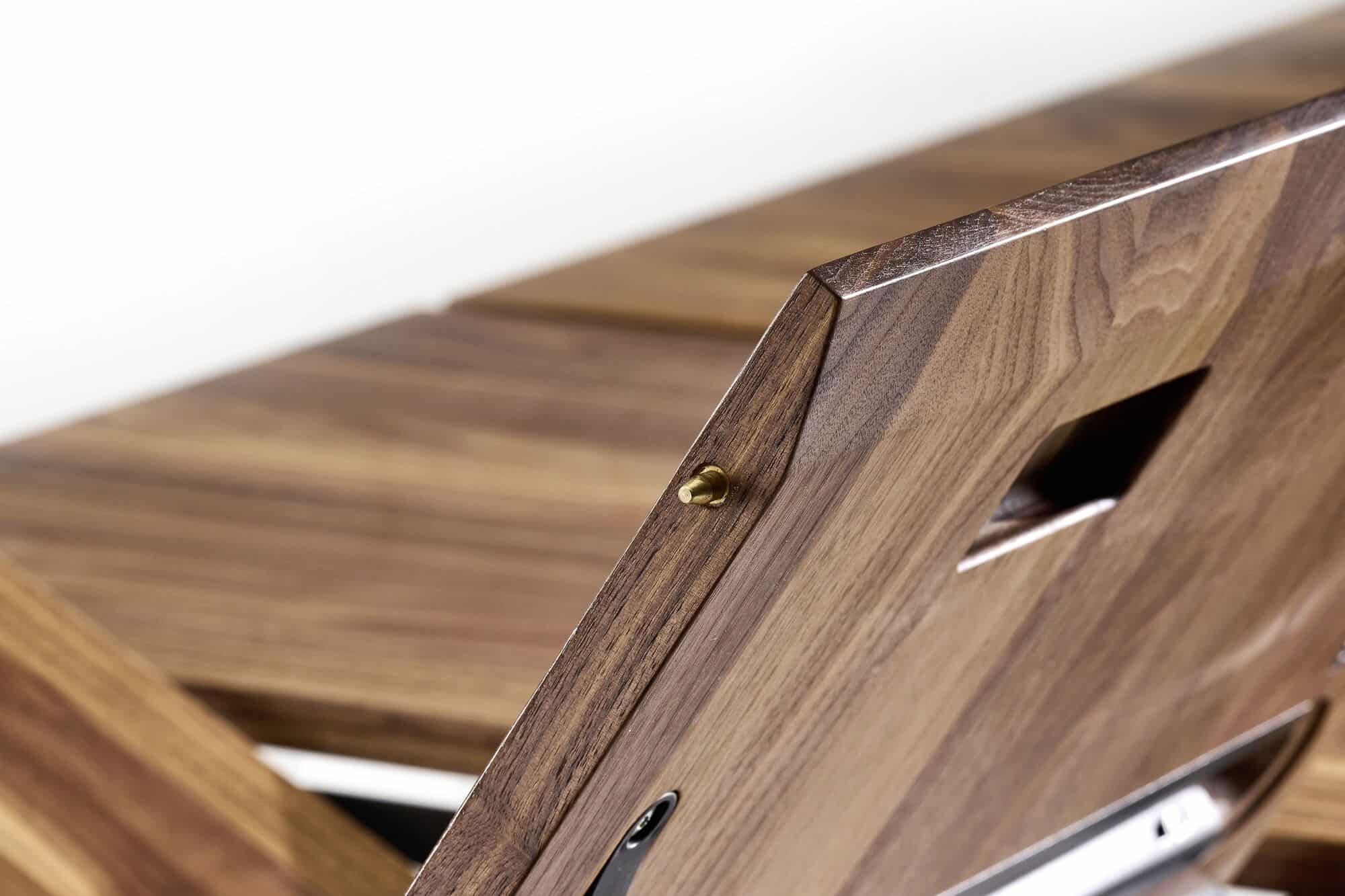 Detailfoto Kopfkulissenauszug- Esstisch Buren Detailfoto Kopfkulissenauszug- Esstisch Buren
