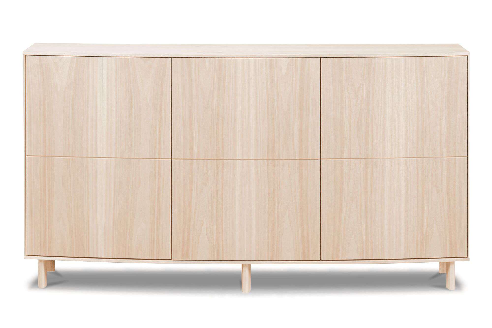 Sideboard Eiche weiss geölt 3 türig - Sideboard Farum 2