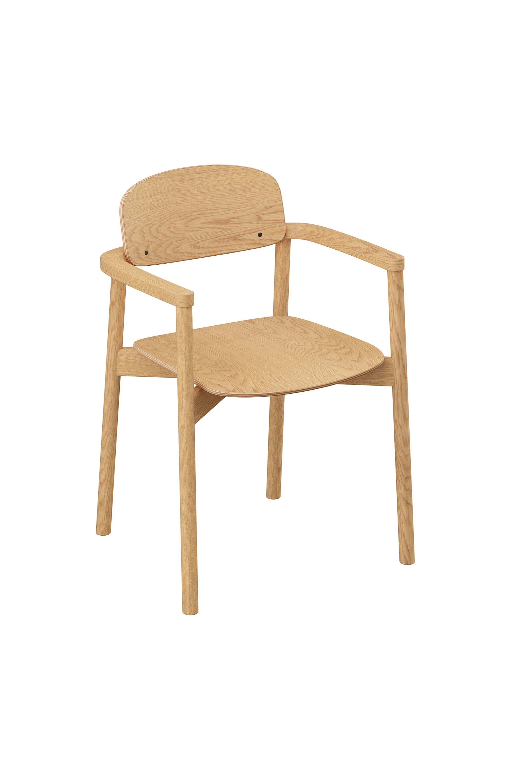 Holzstuhl Eiche Holzsitz - Skive