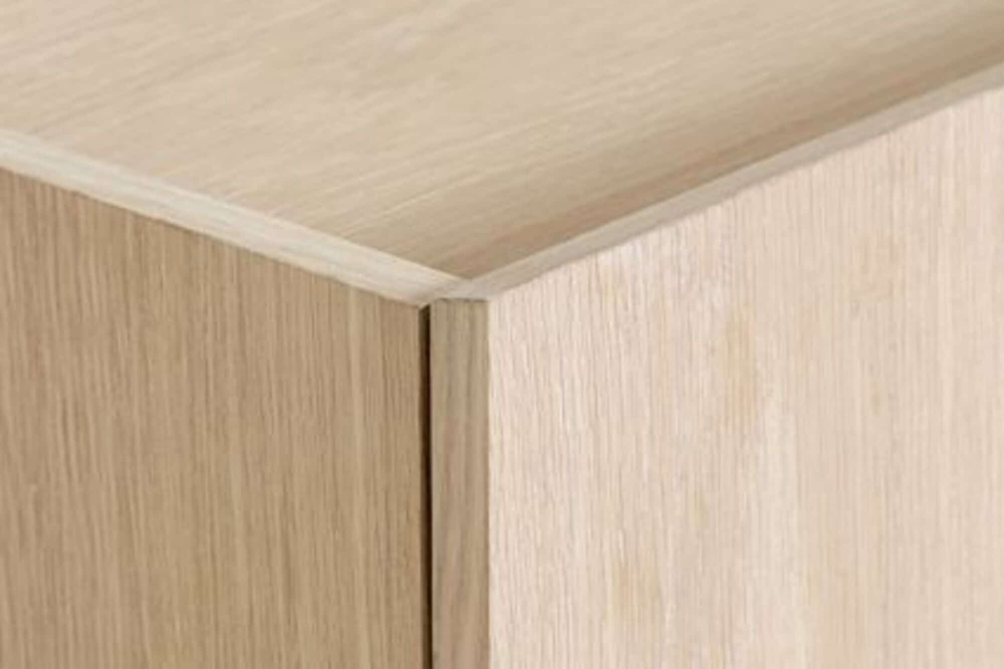 Detailfoto: Deckplatte wie Korpus in Eiche weiss geoelt - Sideboard Farum