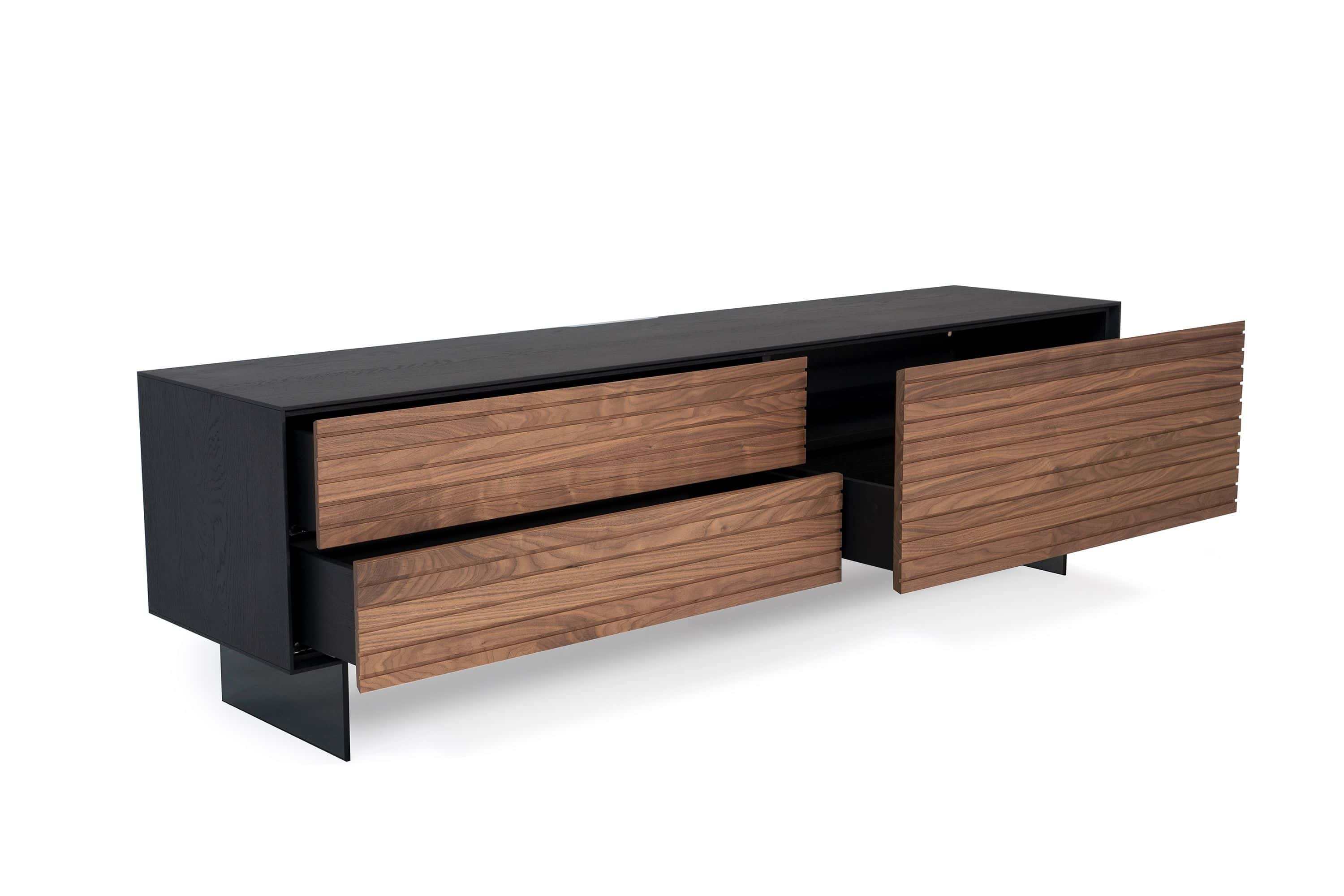 Mögliche Konfiguration vom Nussbaum Sideboard Alkmaar