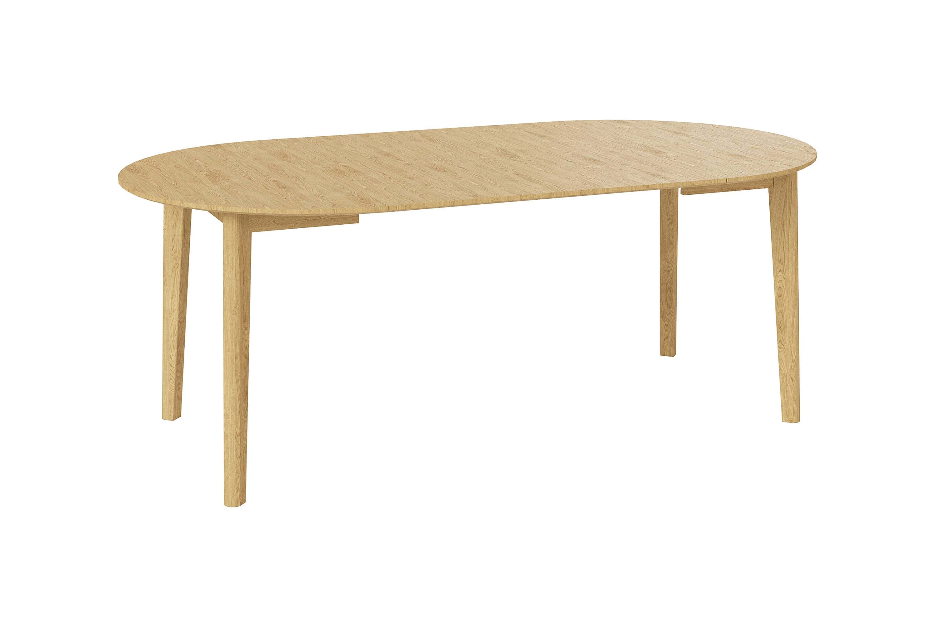 Großer runder Esstisch ausziehbar Eiche - Farum rund 2