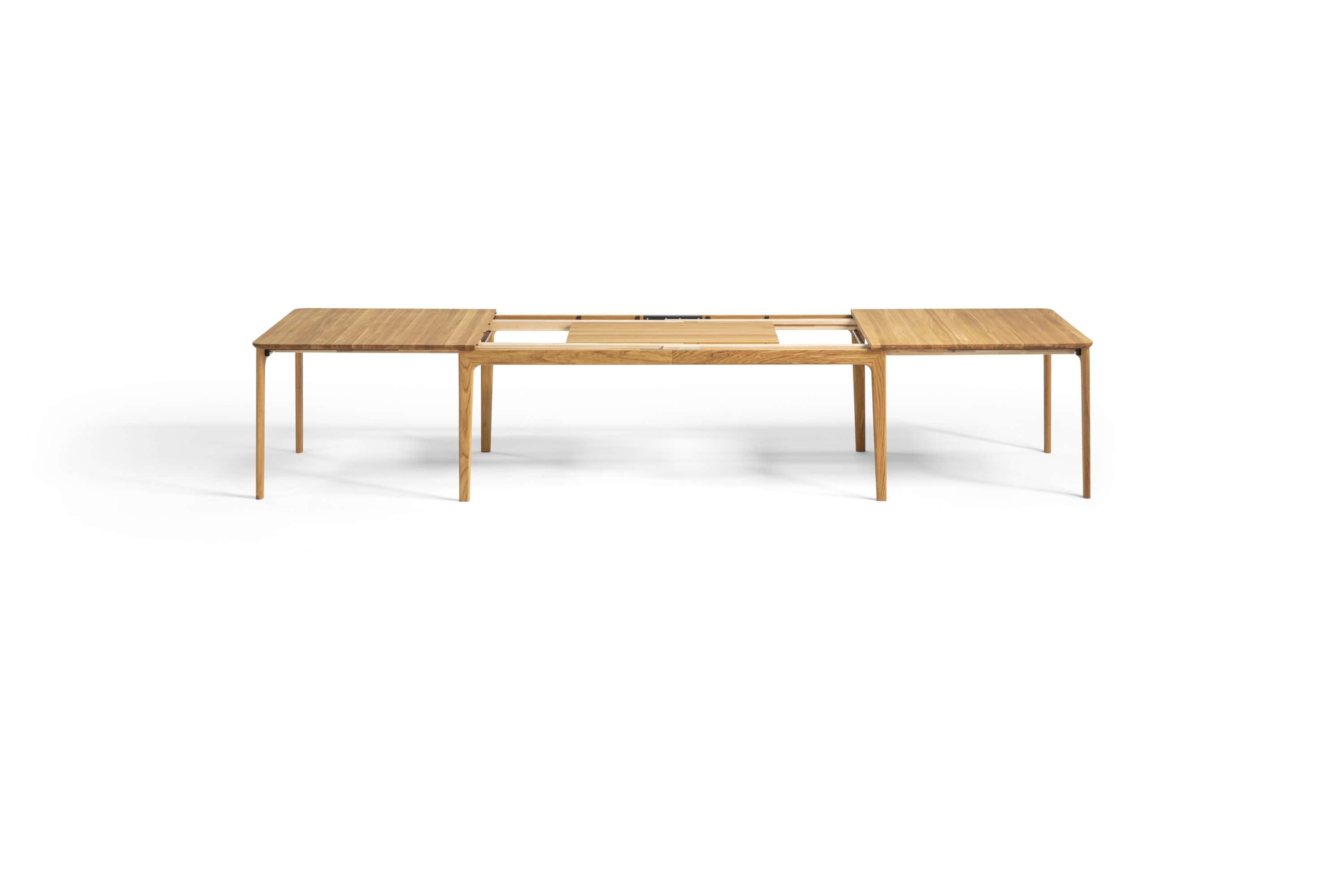 Holztisch gross ausziehbar in Eiche mit Einlegeplatten - Esstisch Farum Holztisch gross ausziehbar in Eiche mit Einlegeplatten - Esstisch Farum