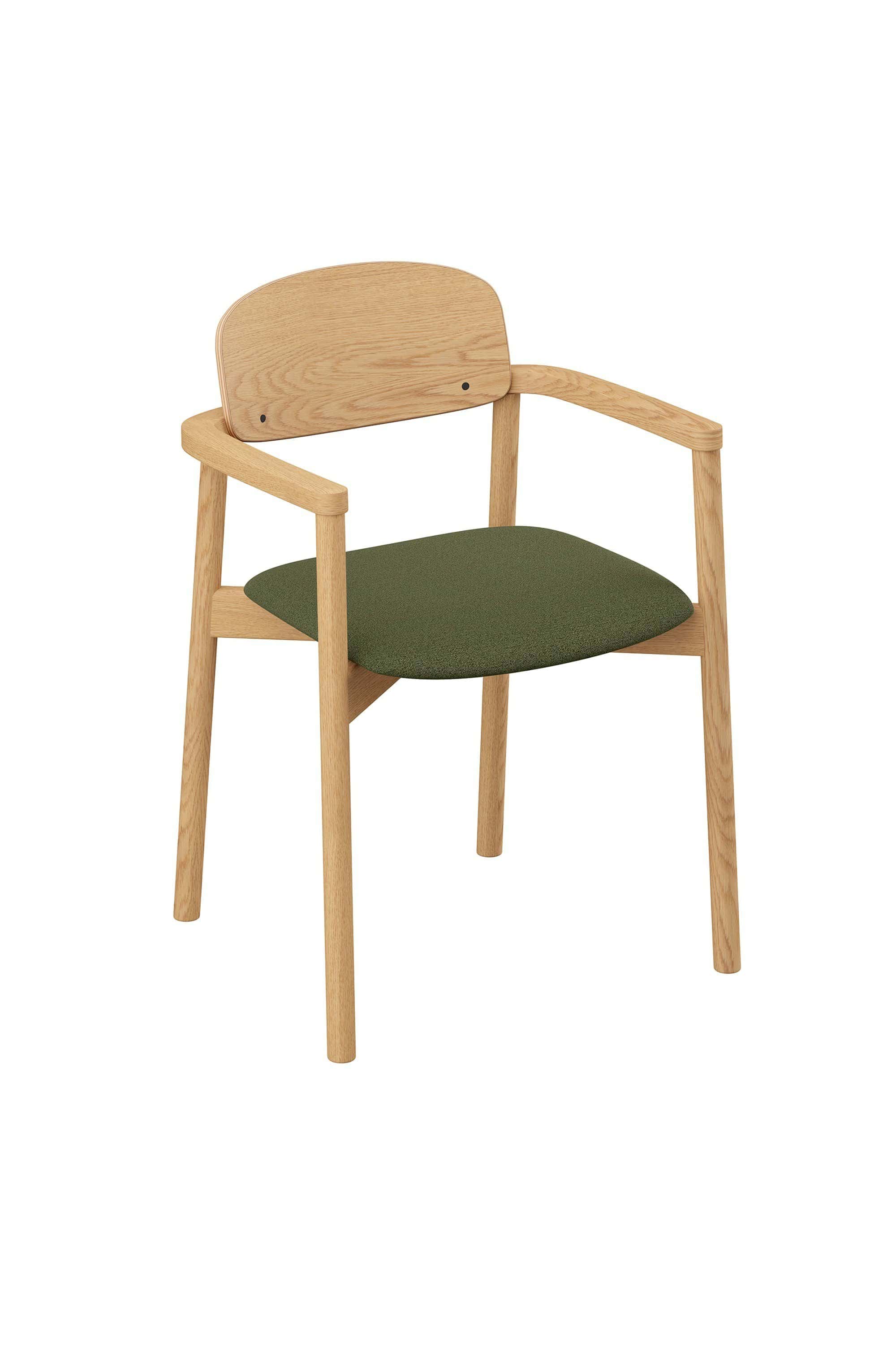 Holzstuhl Eiche Stoffsitz - Skive