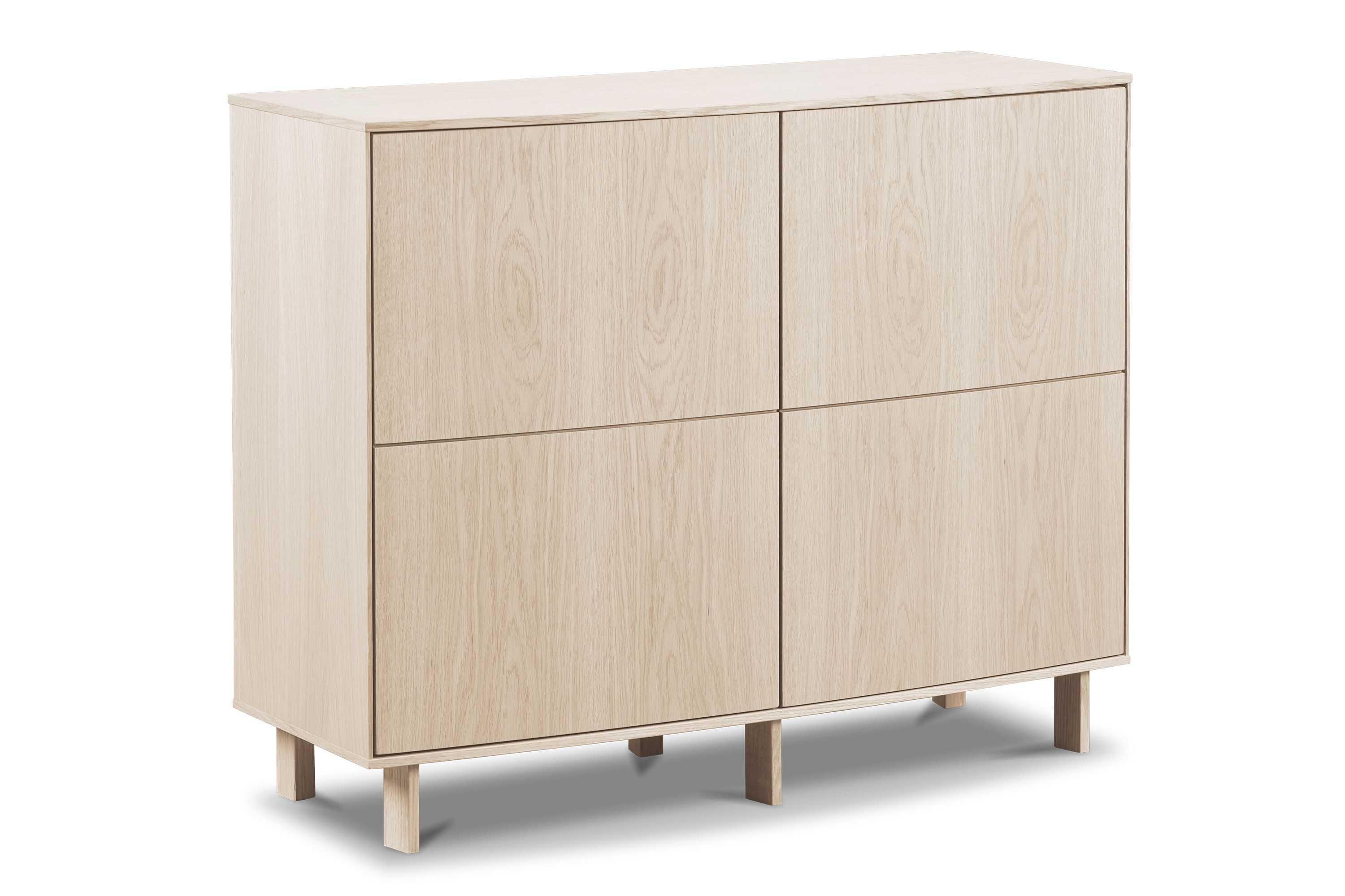 Sideboard 2 türig in Eiche weiss geoelt - Sideboard Farum 2 Sideboard 2 türig in Eiche weiss geoelt - Sideboard Farum 2