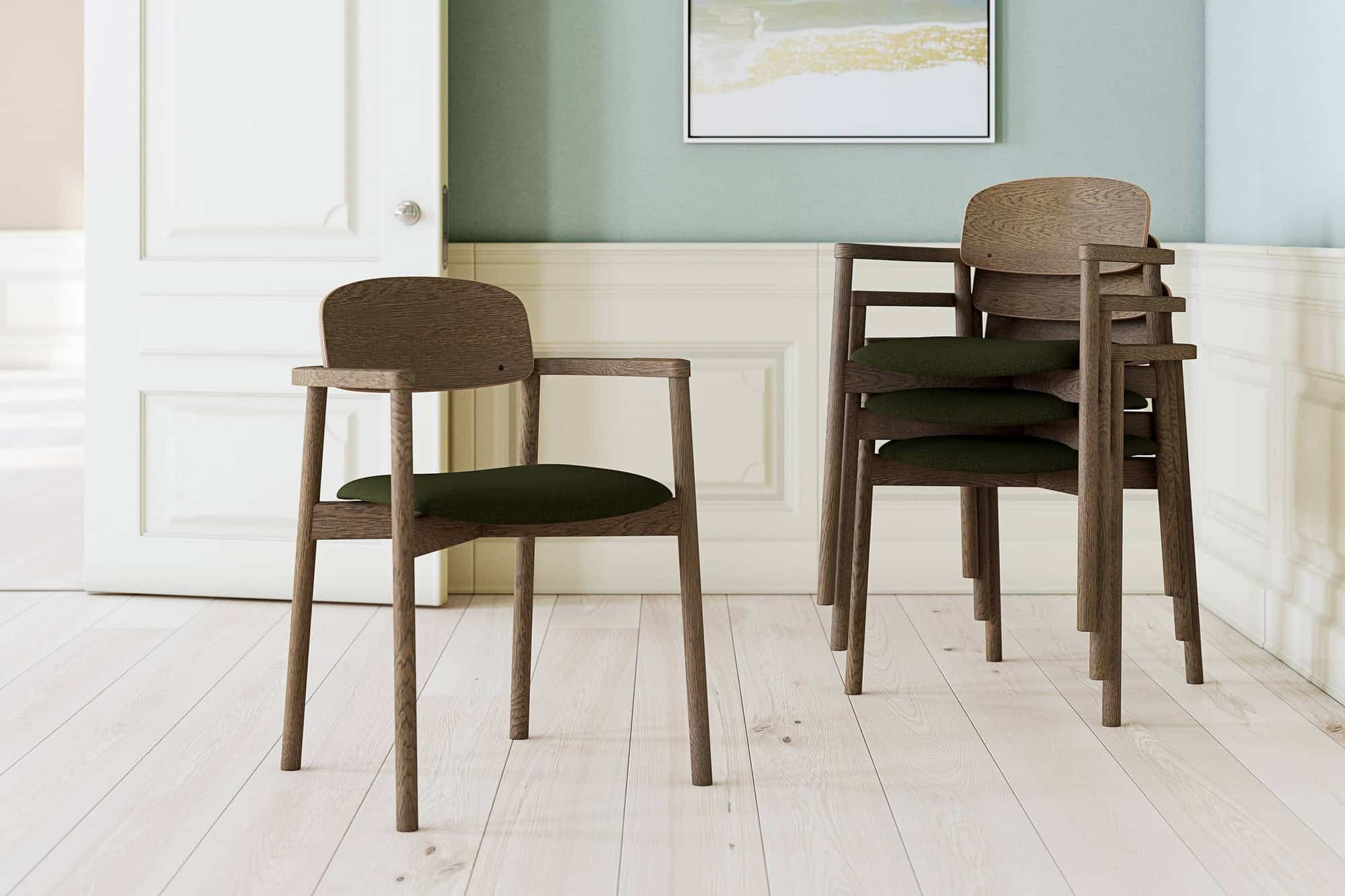 Hasle Holzstuhl mit Armlehnen