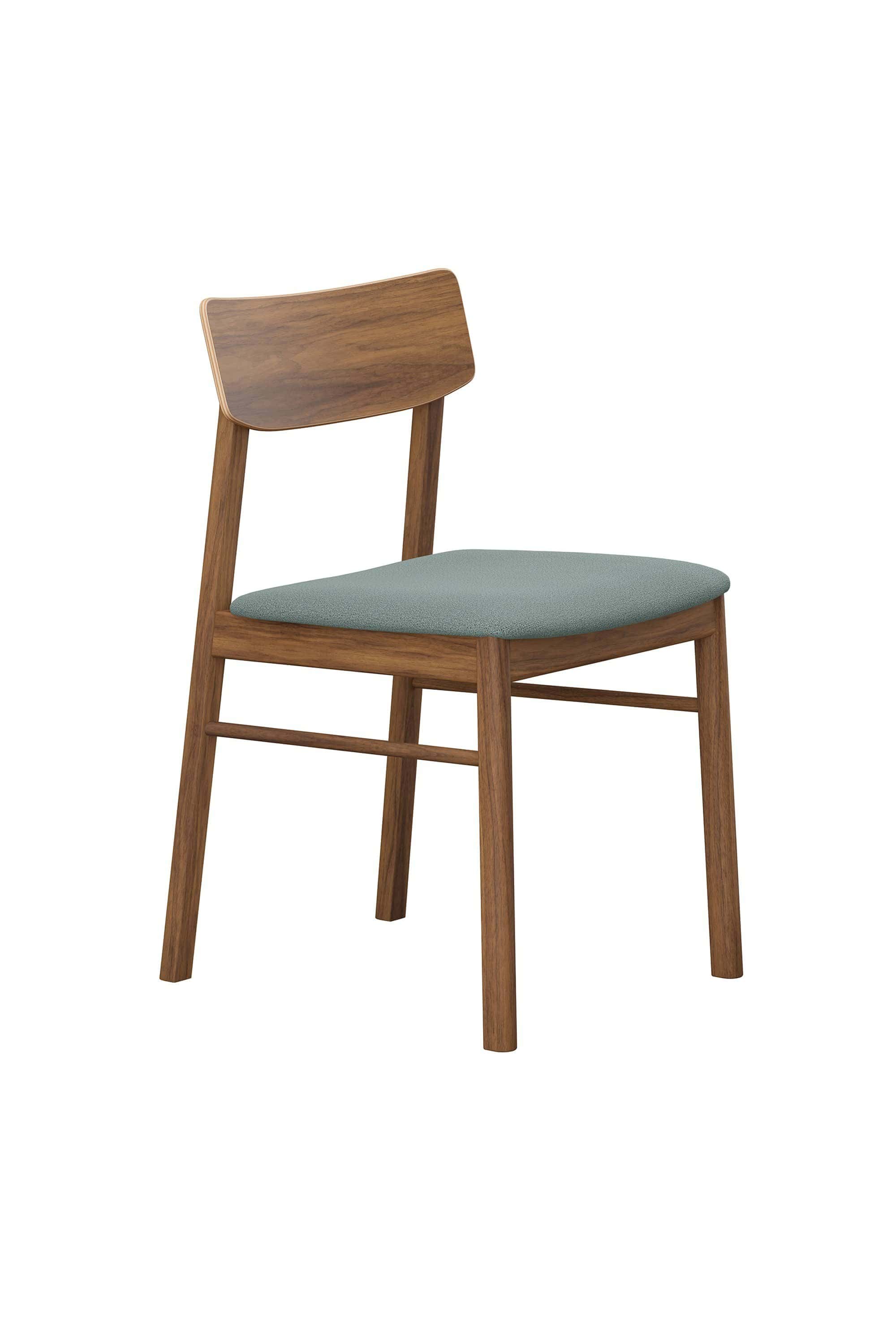 Holzstuhl Nussbaum ohne Armlehne - Hasle