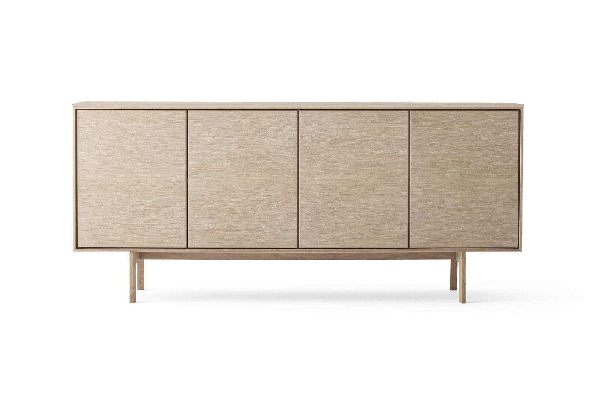 Sideboard Eiche weiss geoelt 2 tuerig - Sideboard Farum 3